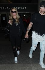 PARIS HILTON and Chris Zylka at LAX Airport in Los Angeles 06/18/2018