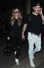 PARIS HILTON and Chris Zylka at LAX Airport in Los Angeles 06/18/2018