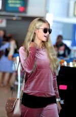PARIS HILTON at Charles De Gaulle Airport in Paris 06/26/2018