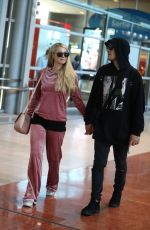PARIS HILTON at Charles De Gaulle Airport in Paris 06/26/2018
