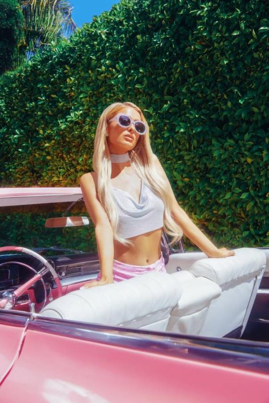 PARIS HILTON for Boohoo on 2000’s Inspired Collection, June 2018