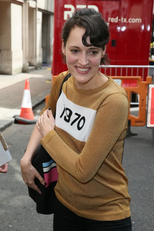 PHOEBE WALLER-BRIDGE Arrives at James Corden’s Late Late Show in London 06/19/2018