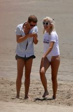 PIXIE LOTT in Swimsuit at a Beach in Los Angeles 06/25/2018