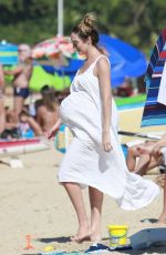 Pregnant CANDICE SWANEPOEL at a Beach in Espirito Santo 06/04/2018
