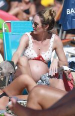 Pregnant CANDICE SWANEPOEL at a Beach in Espirito Santo 06/04/2018