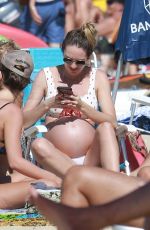 Pregnant CANDICE SWANEPOEL at a Beach in Espirito Santo 06/04/2018
