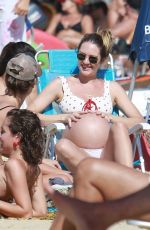 Pregnant CANDICE SWANEPOEL at a Beach in Espirito Santo 06/04/2018