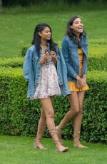 Pregnant CHANEL  IMAN and NICKAYLA RIVERA at a Country Estate near Windsor 05/30/2018
