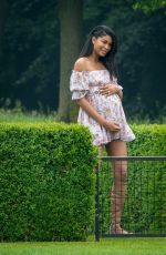 Pregnant CHANEL  IMAN and NICKAYLA RIVERA at a Country Estate near Windsor 05/30/2018