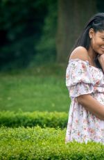 Pregnant CHANEL  IMAN and NICKAYLA RIVERA at a Country Estate near Windsor 05/30/2018