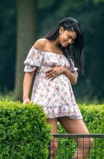 Pregnant CHANEL  IMAN and NICKAYLA RIVERA at a Country Estate near Windsor 05/30/2018