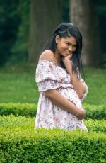 Pregnant CHANEL  IMAN and NICKAYLA RIVERA at a Country Estate near Windsor 05/30/2018