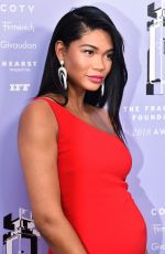 Pregnant CHANEL IMAN at 2018 Fragrance Foundation Awards in New York 06/12/2018