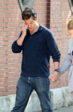 Pregnant CLAIRE DANES and Hugh Dancy Out in New York 06/12/2018