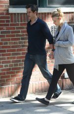 Pregnant CLAIRE DANES and Hugh Dancy Out in New York 06/12/2018