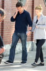 Pregnant CLAIRE DANES and Hugh Dancy Out in New York 06/12/2018