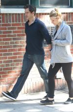 Pregnant CLAIRE DANES and Hugh Dancy Out in New York 06/12/2018