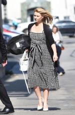 Pregnant CLAIRE DANES Arrives at Jimmy Kimmel Live in Los Angeles 05/31/2018