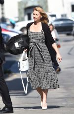 Pregnant CLAIRE DANES Arrives at Jimmy Kimmel Live in Los Angeles 05/31/2018