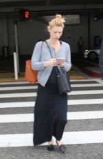 Pregnant CLAIRE DANES at LAX Airport in Los Angeles 06/05/2018