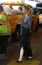 Pregnant CLAIRE DANES at LAX Airport in Los Angeles 06/05/2018
