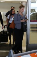 Pregnant CLAIRE DANES at LAX Airport in Los Angeles 06/05/2018