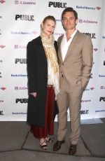 Pregnant CLAIRE DANES at Public Theater