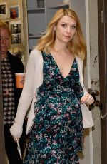 Pregnant CLAIRE DANES at Today Show in New York 06/13/2018