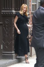 Pregnant CLAIRE DANES Out and About in New York 06/13/2018