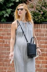 Pregnant CLAIRE DANES Out in New York 06/20/2018