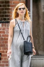 Pregnant CLAIRE DANES Out in New York 06/20/2018