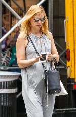 Pregnant CLAIRE DANES Out in New York 06/20/2018
