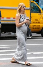 Pregnant CLAIRE DANES Out in New York 06/20/2018
