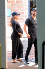 Pregnant EVA LONGORIA Arrives at a Doctor