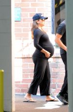 Pregnant EVA LONGORIA Arrives at a Doctor