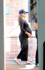Pregnant EVA LONGORIA Arrives at a Doctor