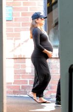 Pregnant EVA LONGORIA Arrives at a Doctor