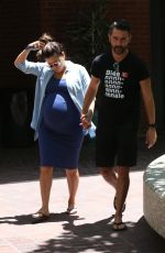 Pregnant EVA LONGORIA Leaves a Doctors Office in Beverly Hills 06/14/2018