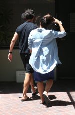 Pregnant EVA LONGORIA Leaves a Doctors Office in Beverly Hills 06/14/2018