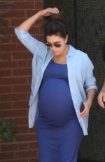 Pregnant EVA LONGORIA Leaves a Doctors Office in Beverly Hills 06/14/2018