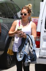 Pregnant HILARY DUFF and Matthew Koma Out Shopping in Studio City 06/18/2018