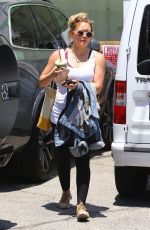 Pregnant HILARY DUFF and Matthew Koma Out Shopping in Studio City 06/18/2018