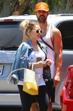 Pregnant HILARY DUFF and Matthew Koma Out Shopping in Studio City 06/18/2018