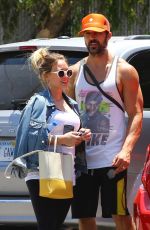 Pregnant HILARY DUFF and Matthew Koma Out Shopping in Studio City 06/18/2018