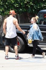 Pregnant HILARY DUFF and Matthew Koma Out Shopping in Studio City 06/18/2018