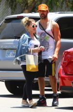 Pregnant HILARY DUFF and Matthew Koma Out Shopping in Studio City 06/18/2018