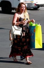 Pregnant HILARY DUFF Arrives at a Birthday Party in Sherman Oaks 06/15/2018