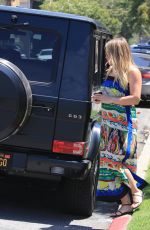 Pregnant HILARY DUFF Arrives at a Cleaners in West Hollywood 06/28/2019