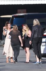 Pregnant HILARY DUFF Arrives at Late Late Show with James Corden in West Hollywood 06/11/2018
