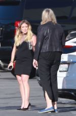 Pregnant HILARY DUFF Arrives at Late Late Show with James Corden in West Hollywood 06/11/2018